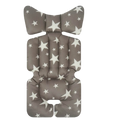 Little Seeds Stroller Pad - Milky Way Gray