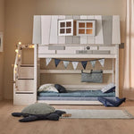 LIFETIME Kidsrooms Low Bunk Bed - My Hangout 90x200cm