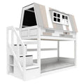 LIFETIME Kidsrooms Low Bunk Bed - My Hangout 90x200cm