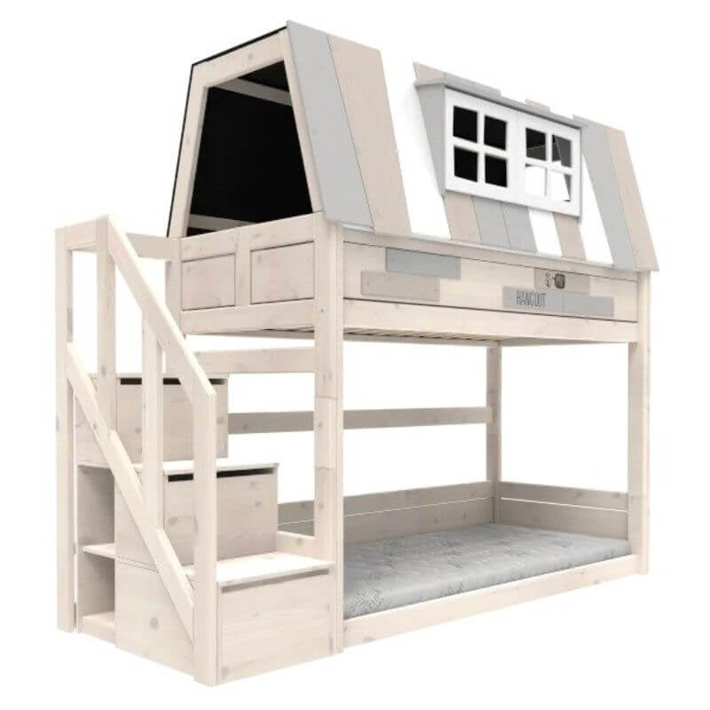 LIFETIME Kidsrooms Low Bunk Bed - My Hangout 90x200cm