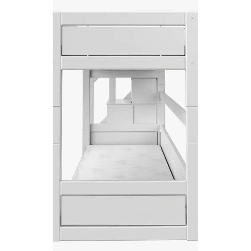 LIFETIME Kidsrooms Low Bunk Bed with Step Ladder 90x200cm