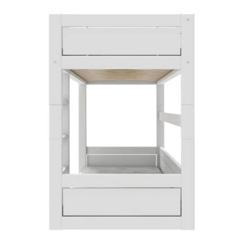 LIFETIME Kidsrooms Low Bunk Bed with Straight Ladder 90x200cm