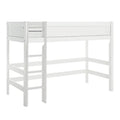 LIFETIME Kidsrooms Low Loft Bed with Straight Ladder 90x200cm