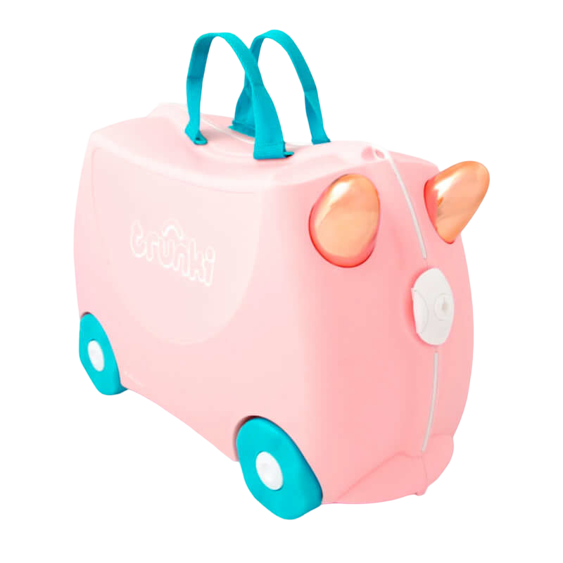 Trunki 兒童騎乘式行李箱 - 弗洛西火烈鳥