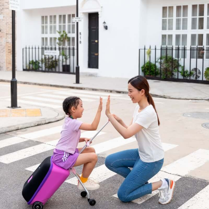 Micro Scooter Luggage Eazy - Violet Pink