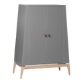 Leander Luna™ Wardrobe, Small - Grey/Oak