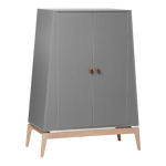Leander Luna‚Ñ¢ Wardrobe, Small - Grey/Oak
