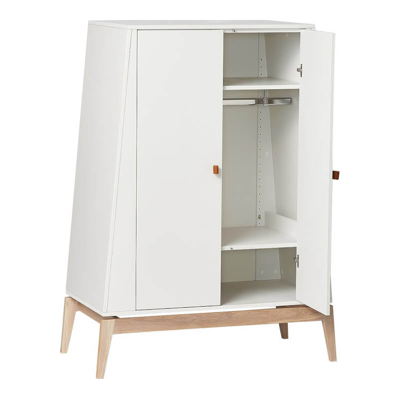Leander Luna™ Wardrobe, Small - White/Oak