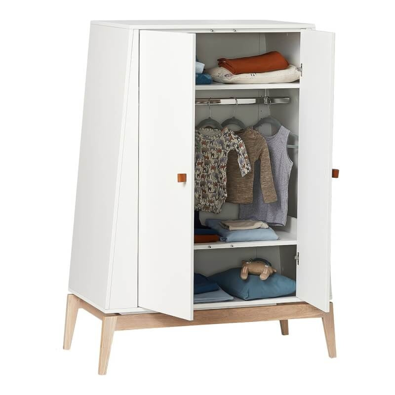 Leander Luna™ Wardrobe, Small - White/Oak