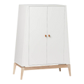 Leander Luna™ Wardrobe, Small - White/Oak