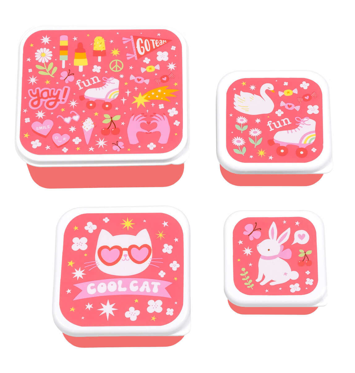A Little Lovely Company Lunch & Snack Box Set