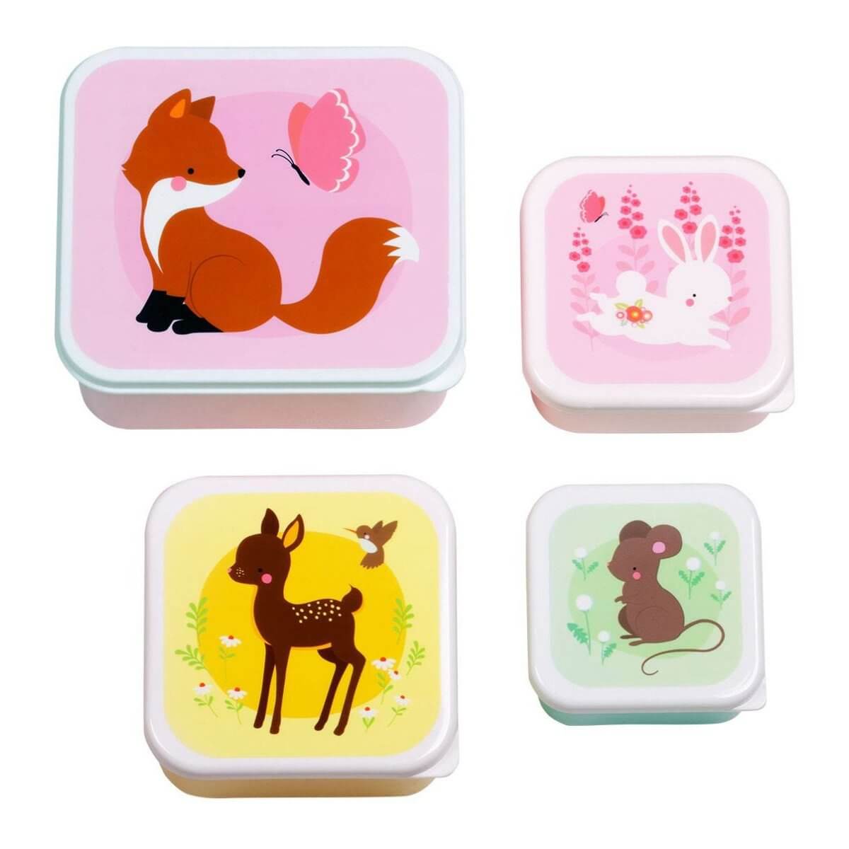 A Little Lovely Company Lunch & Snack Box Set
