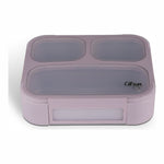 Citron Lunch Box with Fork and Spoon - Purple