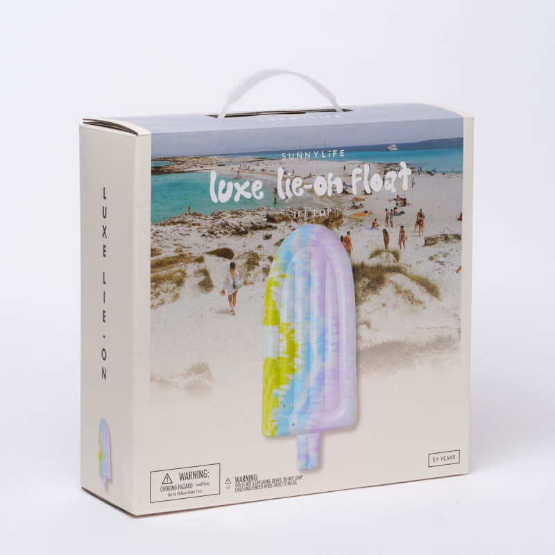SUNNYLiFE 豪華躺式充氣浮墊 - 冰棒紮染