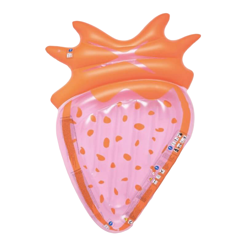 SUNNYLiFE Luxe Lie-On Float - Strawberry Pink Berry