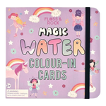 Floss & Rock Magic Water Colour-In Cards - Fairy Unicorn