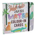 Floss & Rock Magic Water Colour-In Cards - Jungle