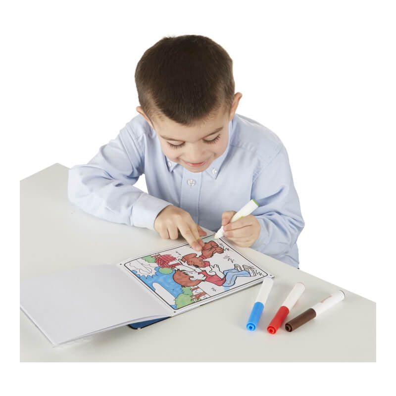 Melissa &amp; Doug Magicolor - 隨身攜帶 - 遊戲與冒險著色本