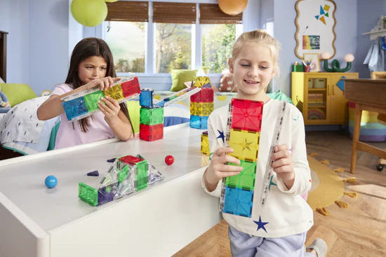 Magna-Tiles Rail Racers Deluxe™ 90 Piece Set