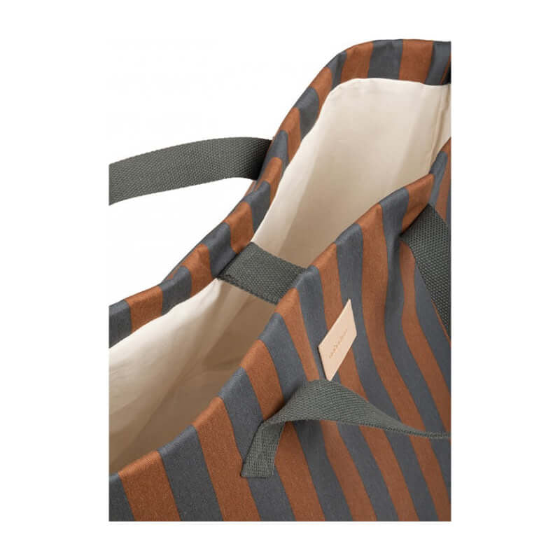 Nobodinoz Majestic Toybag - Blue Brown Stripes