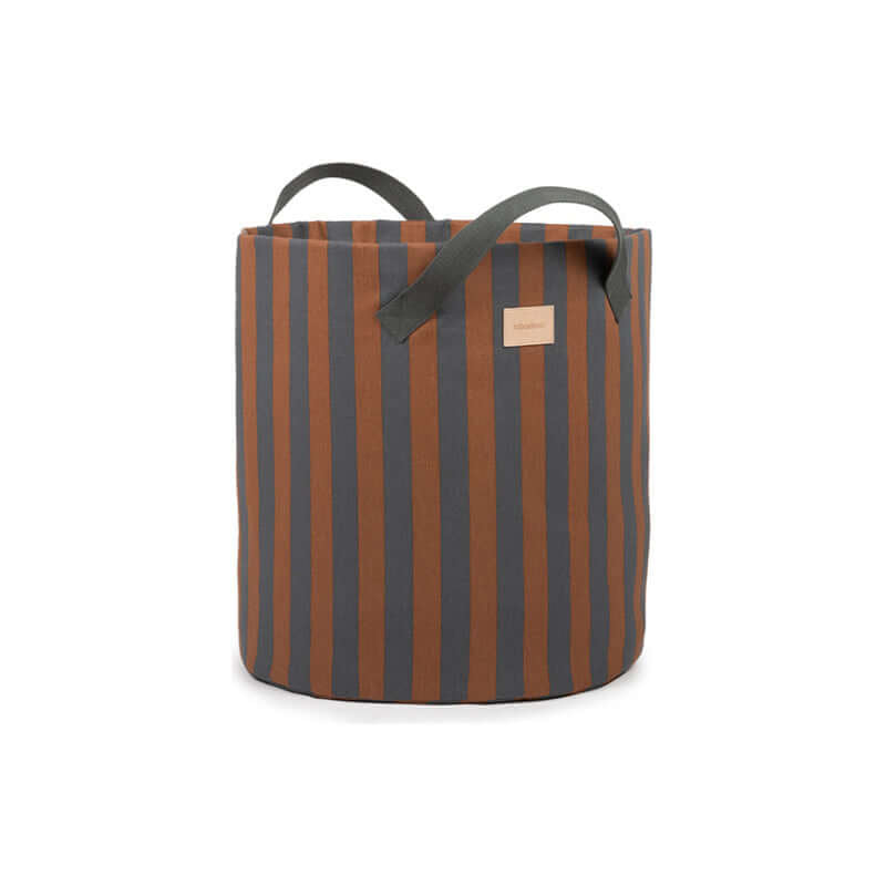 Nobodinoz Majestic Toybag - Blue Brown Stripes