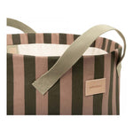 Nobodinoz Majestic Toybag - Green Taupe Stripes