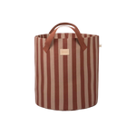Nobodinoz Majestic Toybag - Marsala Taupe Stripes