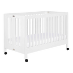 Babyletto Maki Full-Size Portable Folding Crib - White