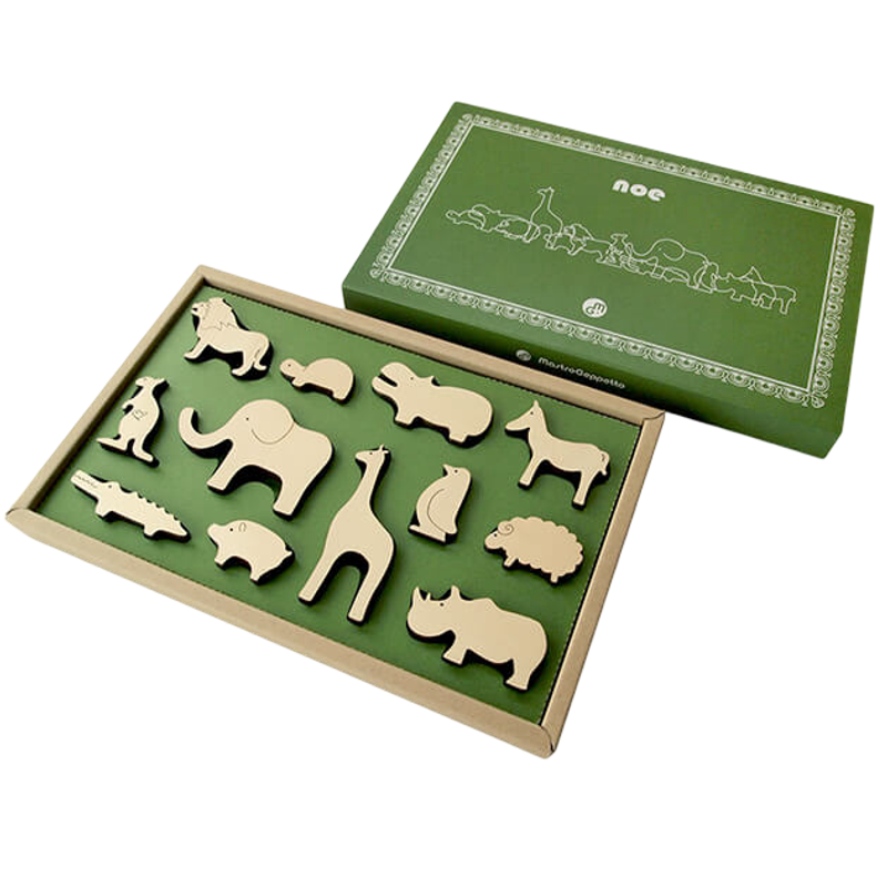Mastro Geppetto Animal Building Blocks - Noe
