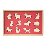 Mastro Geppetto Animal Building Blocks - Zwolf