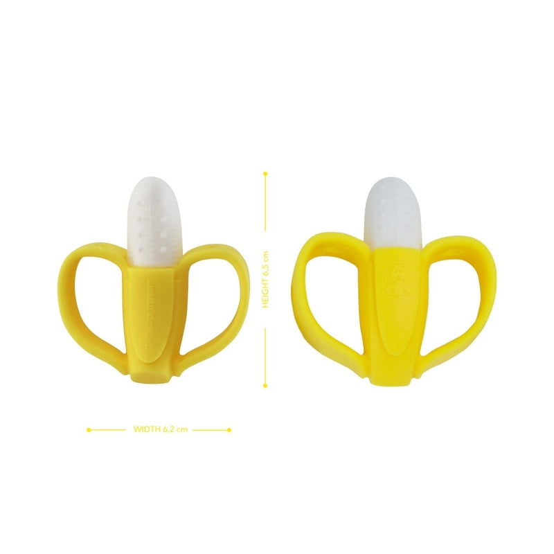 Matchstick Monkey Banana Soother and Teether - Yellow