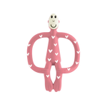 Matchstick Monkey Original Teething Toy with Tail - Love Hearts