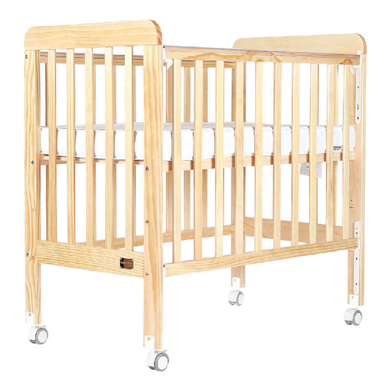 Baby Star Medi Baby Cot with 3" Mattress - Natural / New Zealand Pine