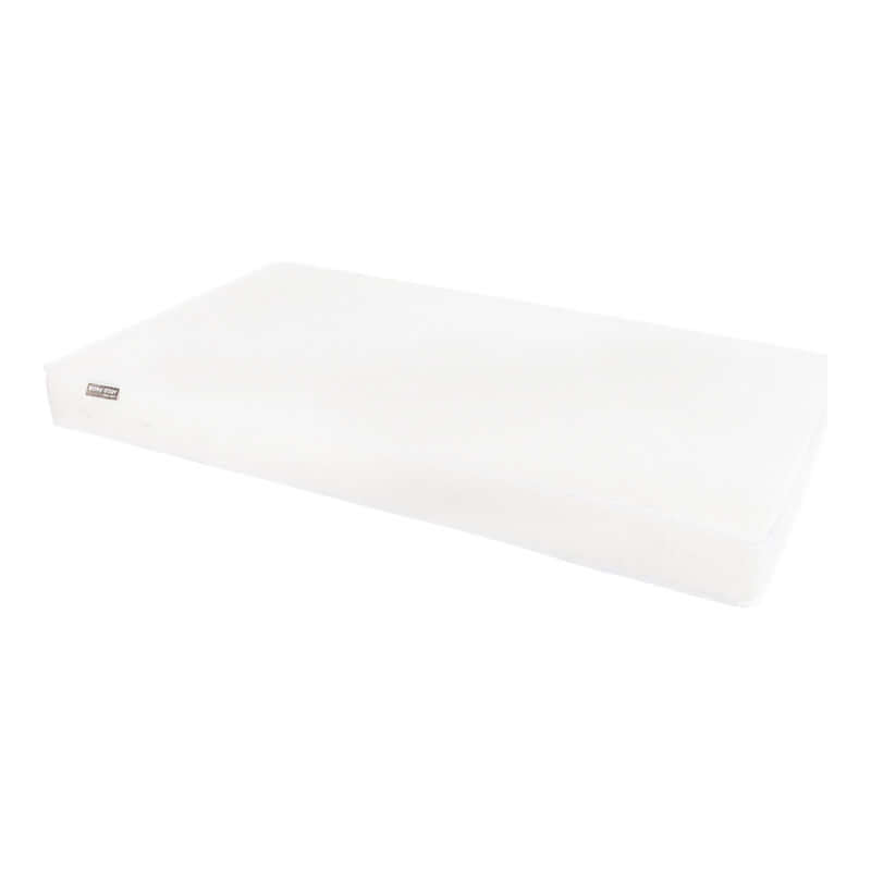 Baby Star Medi Baby Cot with 3" Mattress - White / New Zealand Pine