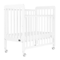 Baby Star Medi Baby Cot with 3" Mattress - White / New Zealand Pine