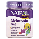 Natrol Kids Melatonin Gummies, Ages 4+, Raspberry, 1 mg, 90 Gummies
