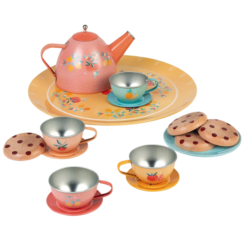 Janod Metal Tea Set Dinnerware