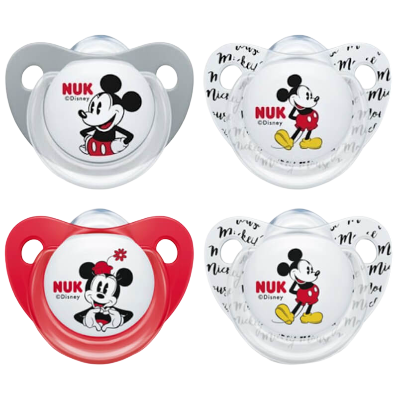 NUK Mickey/Minnie Mouse Silicone Soother