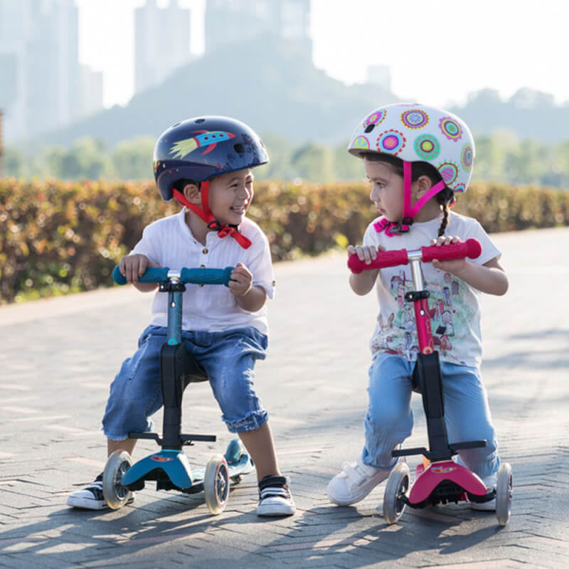 Micro Scooter Mini 3-in-1 Deluxe Plus with Push Along Handle