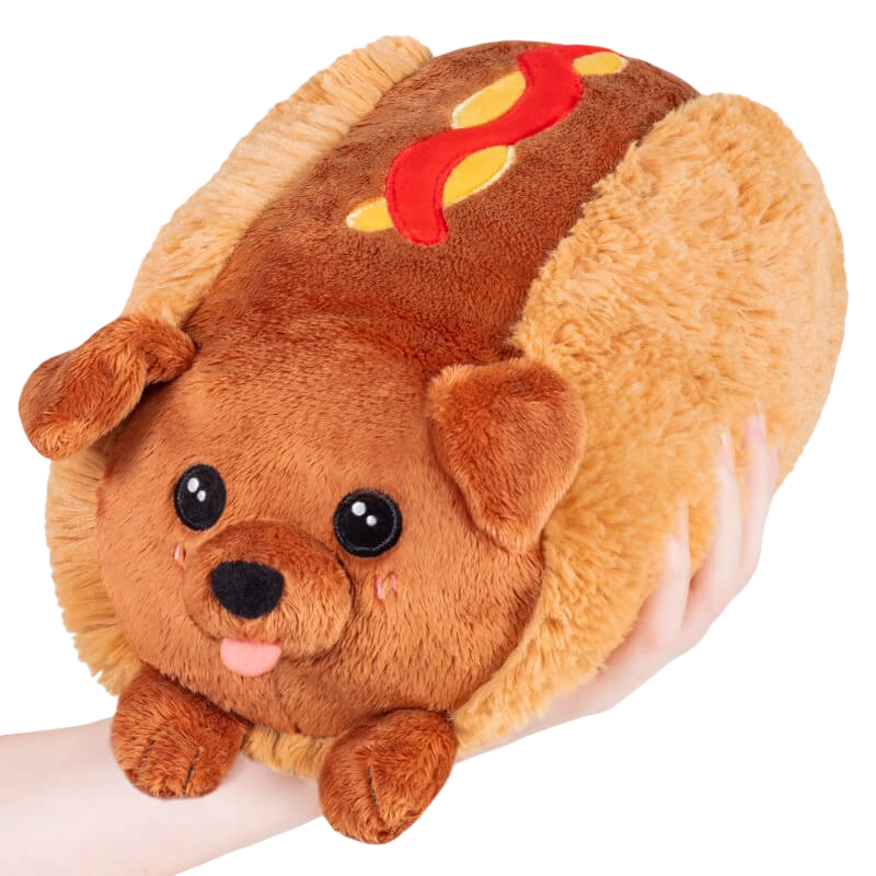 Squishable Mini  - Dachshund Hot Dog 7in