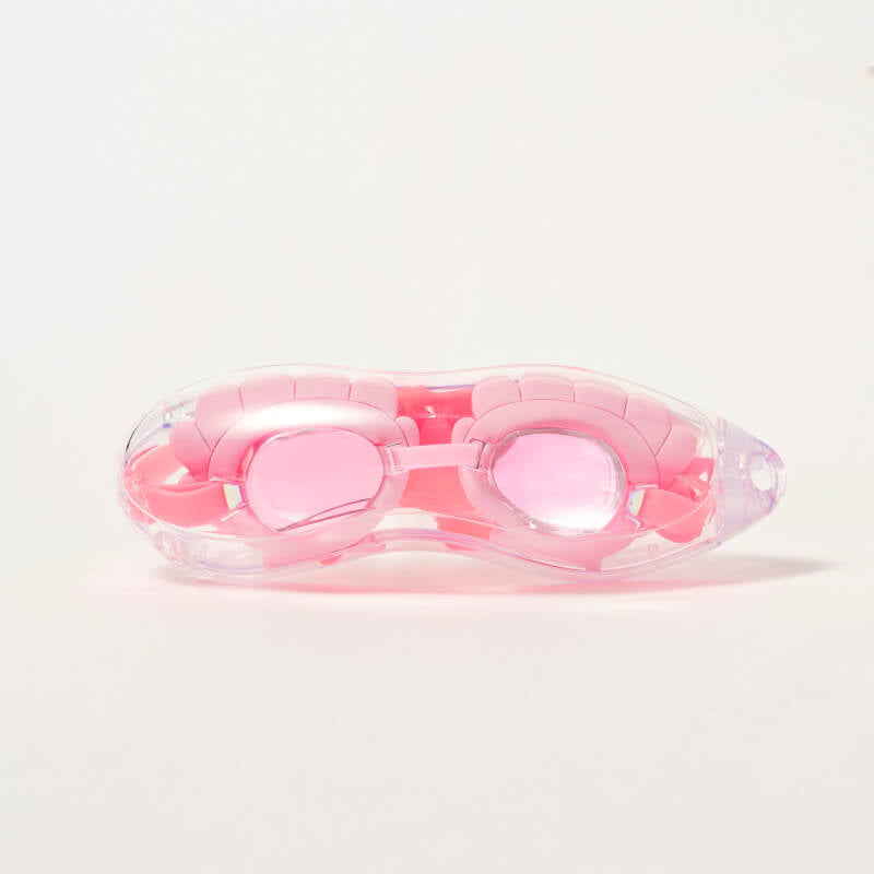 SUNNYLiFE Mini Swim Goggles - Melody the Mermaid Neon Strawberry