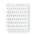 The Wee Bean Minky Fleece Sensory Baby Blanket