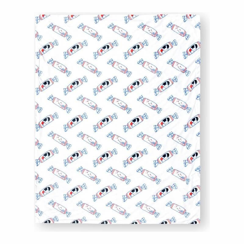 The Wee Bean Minky Fleece Sensory Baby Blanket