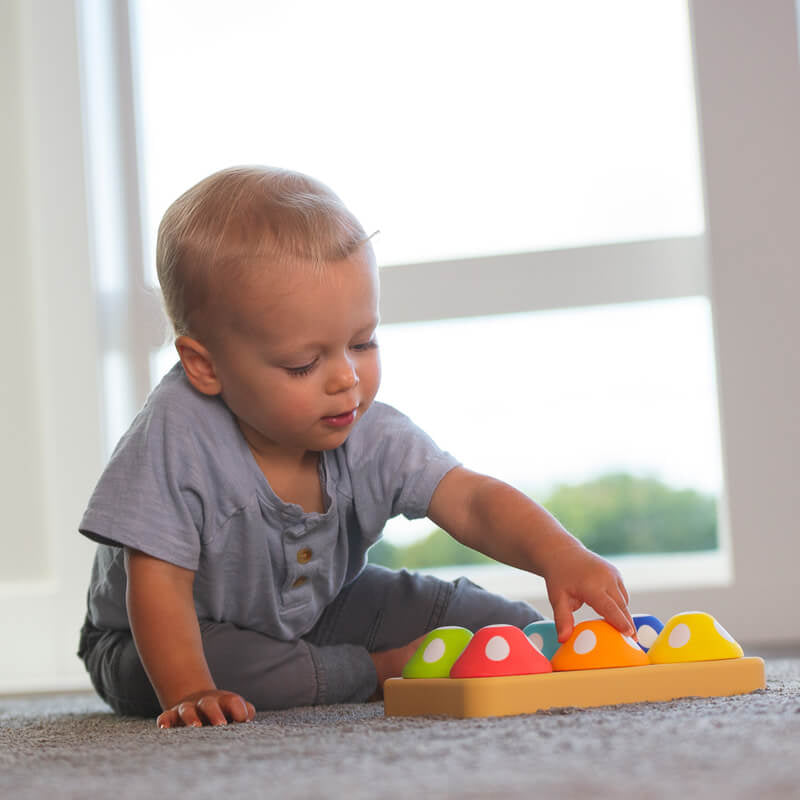 Sassy Baby Mischievous Matching Mushrooms