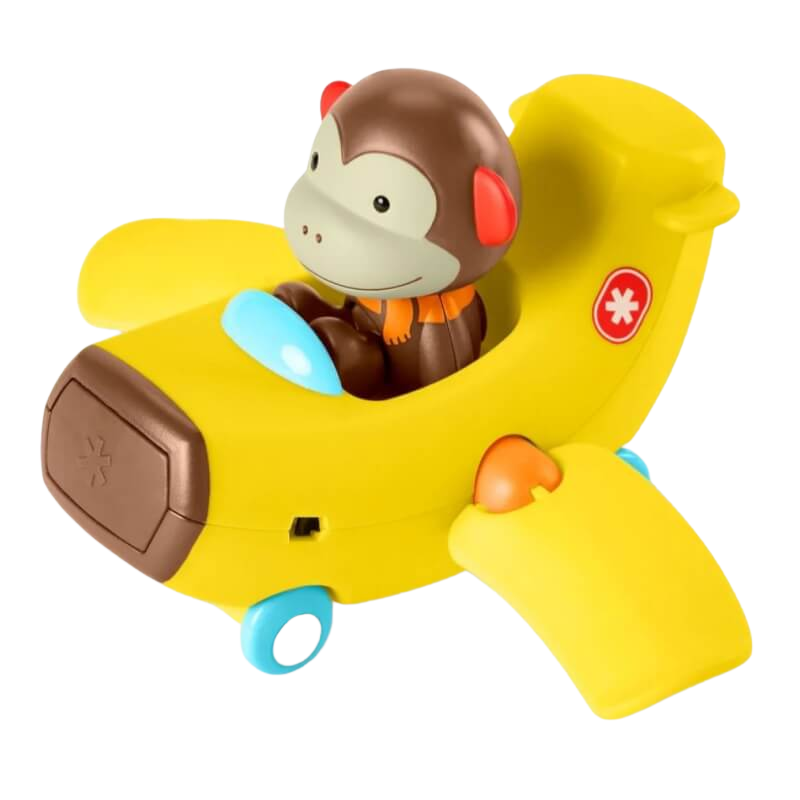 Skip Hop Monkey Zoo Peelin Out Plane Toy