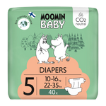 Moomin Baby Baby Diapers Size 5 (10-16Kg) 40pcs