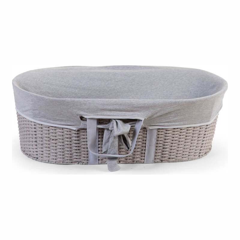 Childhome Moses Basket Cover - Jersey, Grey