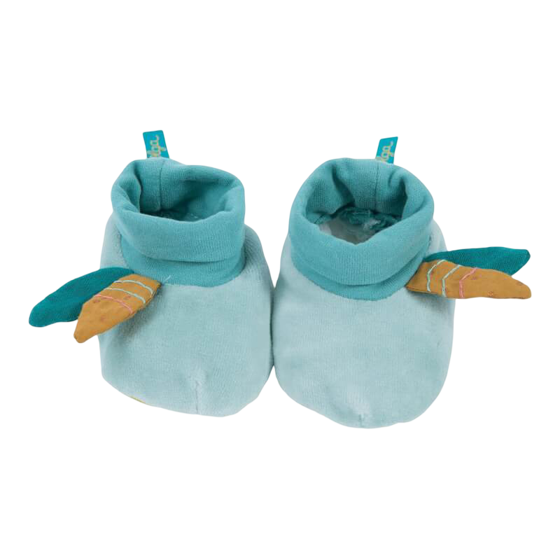 Moulin Roty Le Voyage d'Olga Josephine Baby Slippers 0-6mos