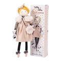 Moulin Roty Les Parisiennes Eglantine Doll (with Ice Skating Shoes & Cat Handbag) 39cm