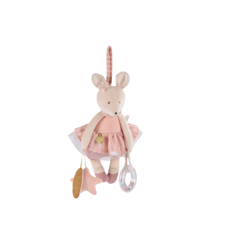 Moulin Roty La Petite Ecole De Danse Hanging Activity Mouse 34cm